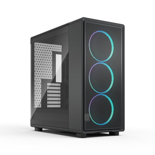 Midi Epoch XL Black TG RGB Light tint Fractal design