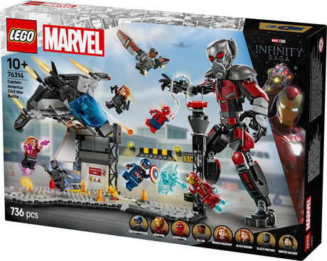 LEGO 76314 Marvel Super Heroes Captain America: Civil War Action Duel LEGO