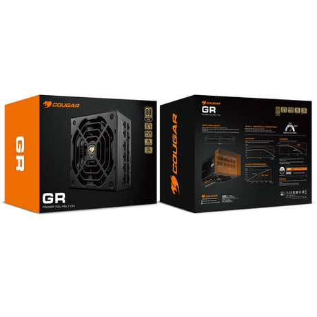 COUGAR GR 1000W ATX3.1/ PCIE 5.1/ 80 Plus Gold strømforsyning – produktdetalje