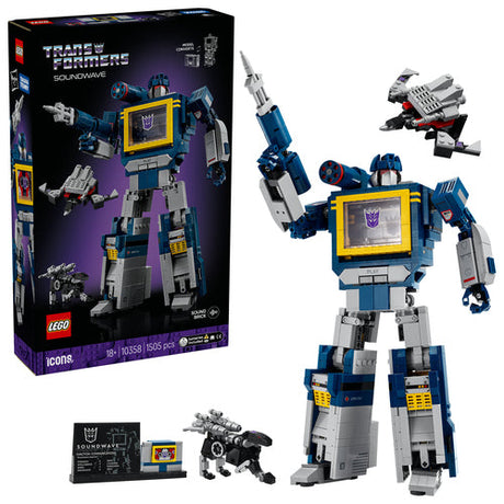 LEGO 10358 Icons Transformers: Soundwave Lego