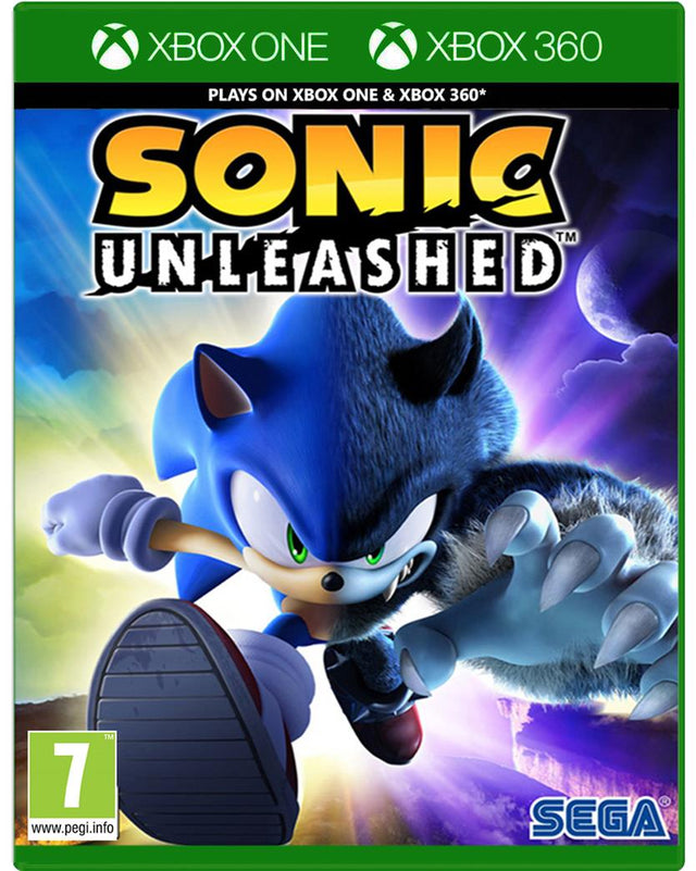 Sonic Unleashed (XONE/X360) – Xbox 360 / Xbox One – spilomslag