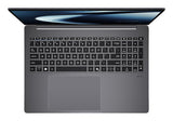 ASUS ExpertBook P5 G2 PM5606CGA-SH0105X – taster og arbejdsflade set ovenfra; tastaturlayout illustrativt