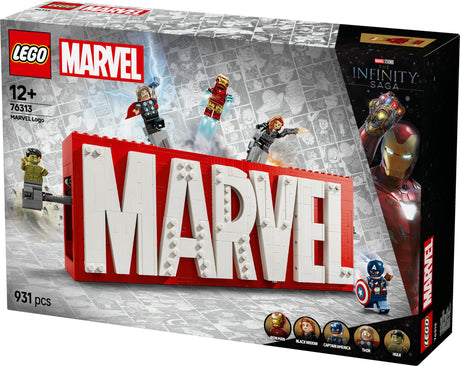LEGO 76313 Marvel Logo & Minifigures LEGO