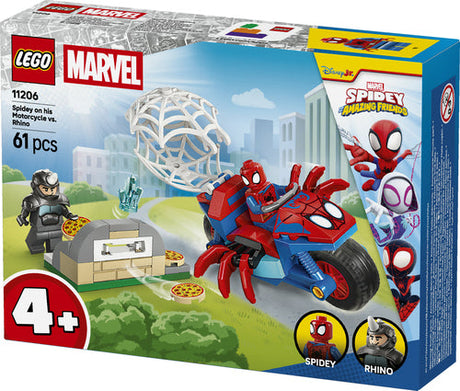 LEGO 11206 Marvel Spidey and his super friends Spidey on motorcycle vs. Rhino Lego