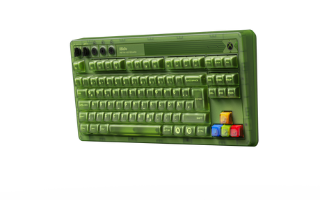 8BitDo Retro 87 Xbox Edition – tastatur, ISO UK – Tastatur set skråt