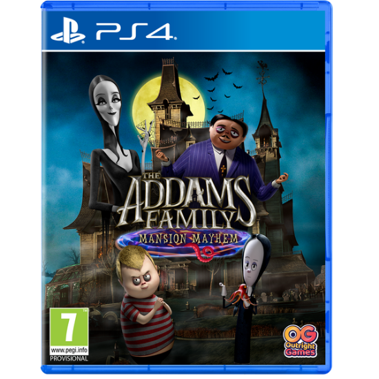 The Addams Family: Mansion Mayhem – PlayStation 4 – spilomslag
