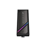 ASUS ROG Strix Aiolos – kabinet set forfra i lodret stilling