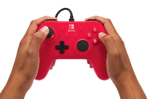 PowerA Wired Controller – Raspberry Red – Nintendo Switch – produktbillede 10