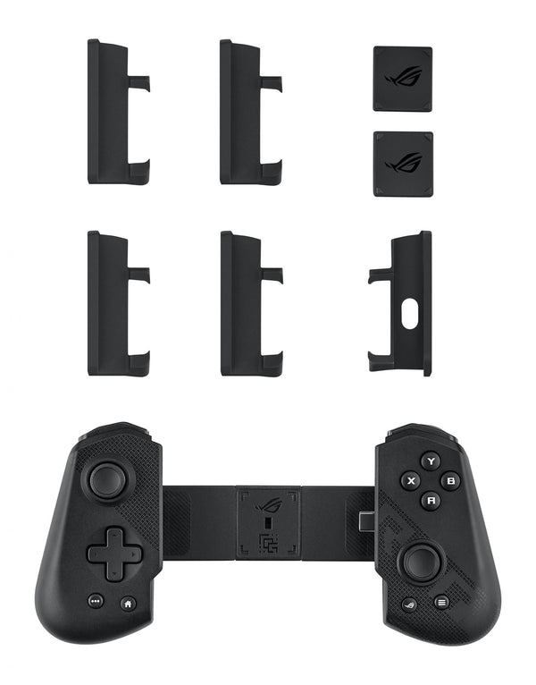 Der ASUS ROG Tessen Mobile Controller (GU200A) unterstützt Android und USB-C 18W Passthrough-Laden.