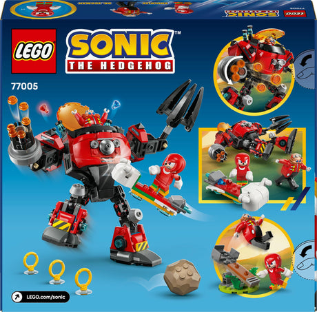 LEGO - Sonic - Knuckles vs. Dr. Eggman Egg Crusher Mech (77005) LEGO