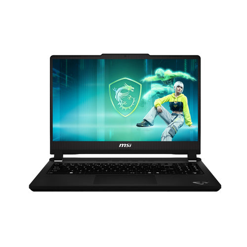 MSI Cyborg 15 Max C2WG-676FRY – skærm og kabinet fra siden