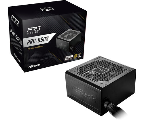 ASRock PRO-850G strømforsyning - produktbillede 1
