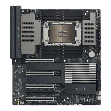 ASUS Pro WS W890-SAGE – bundkort set ovenfra