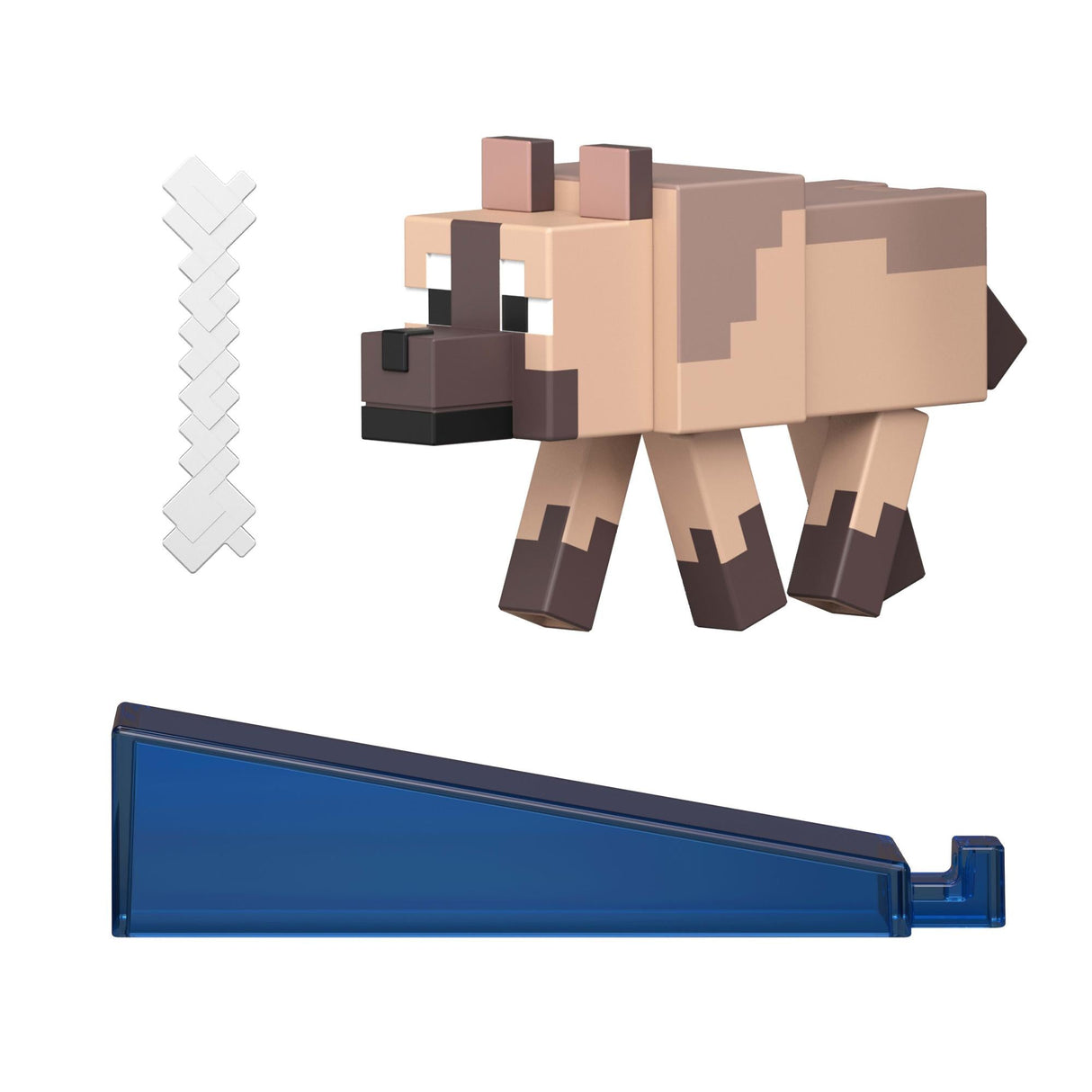 Minecraft - Biome Builds 8cm Figure -Chestnut Wolf  (JJR90-JL10) Minecraft