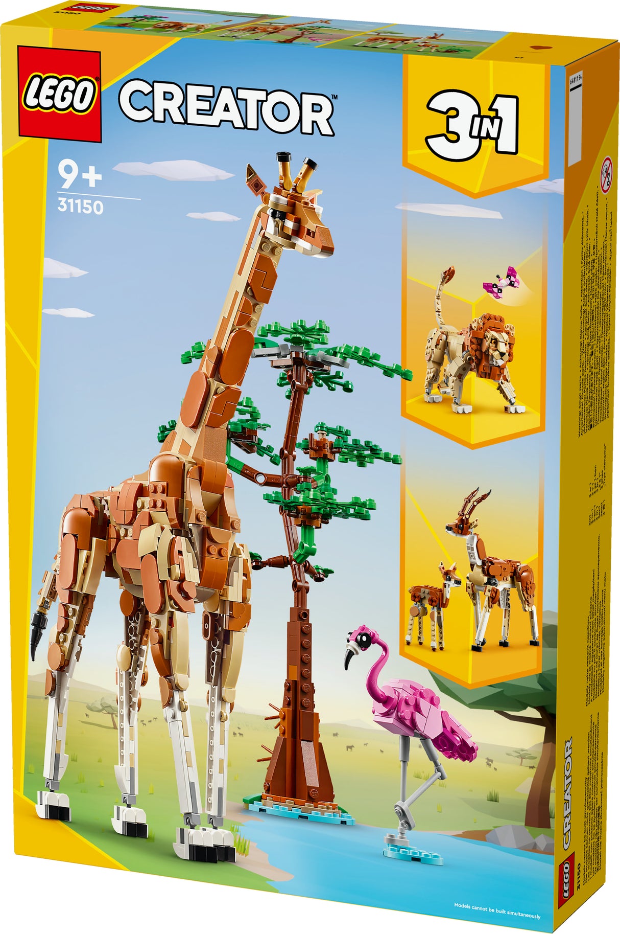 LEGO 31150 Creator 3-in-1 Animal Safari Construction Toy LEGO