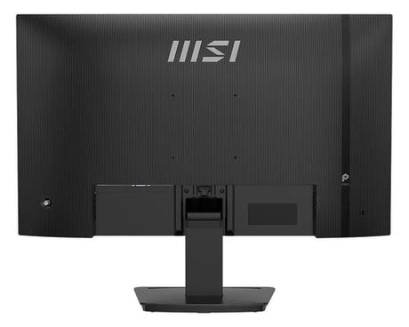 MSI PRO MP273DE E14A – 27″ IPS-skærm, Full HD 144 Hz – bagside med fod