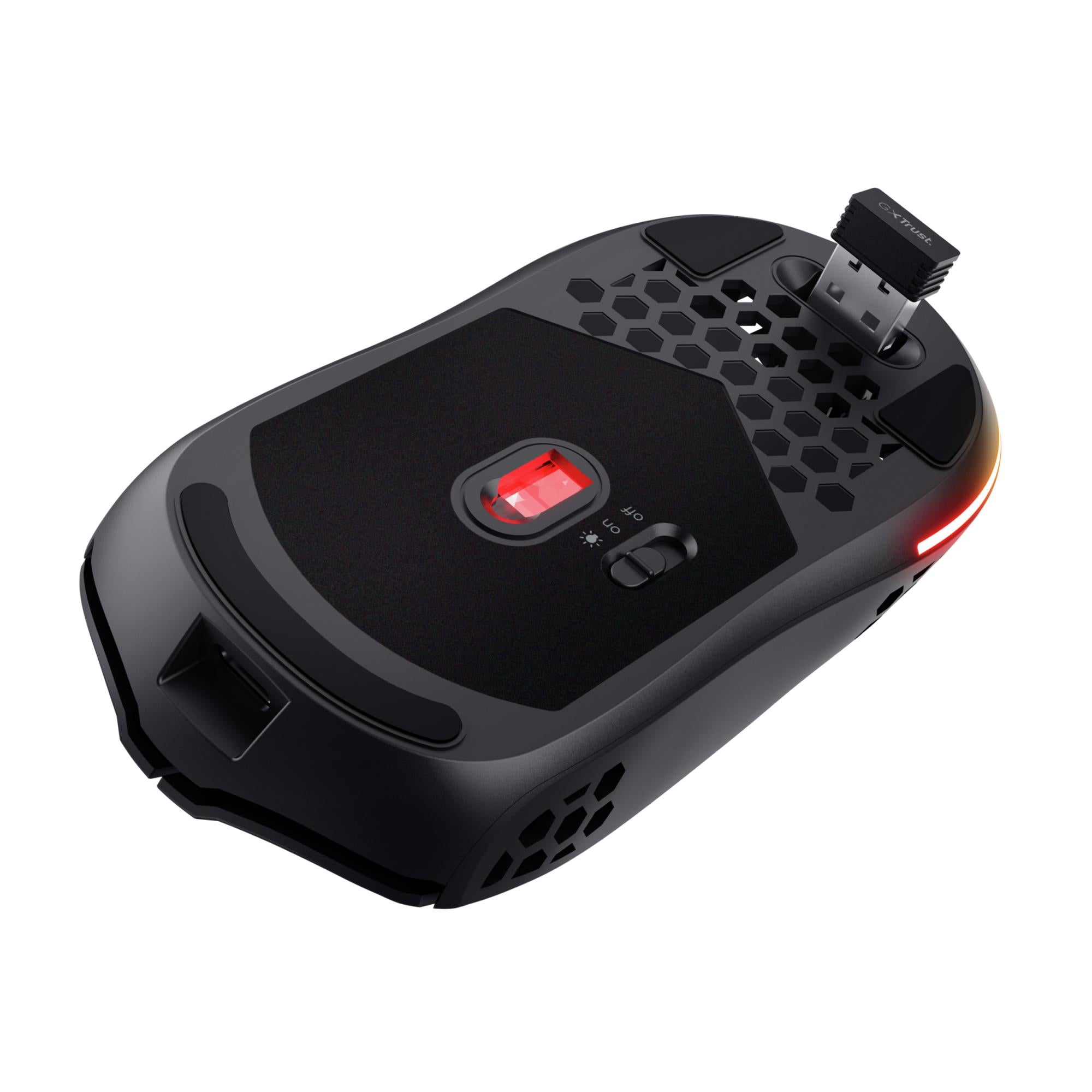 TRUST GXT929 HELOX Kabellose Leichtgewichtsmaus - Schwarz