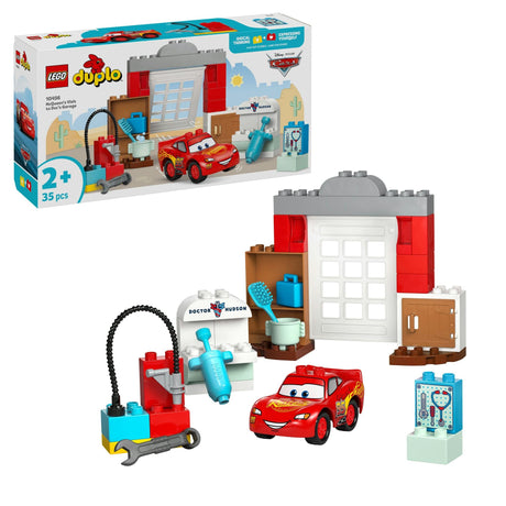 LEGO 10456 DUPLO Disney McQueen's Visit to Doc's Workshop, Construction Toy LEGO