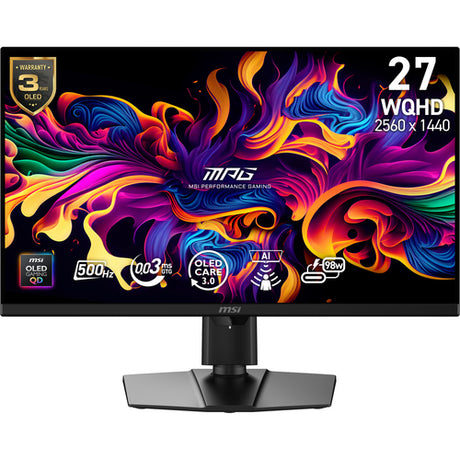 MSI MPG 271QRDE QD-OLED X50 – skærm – Sort