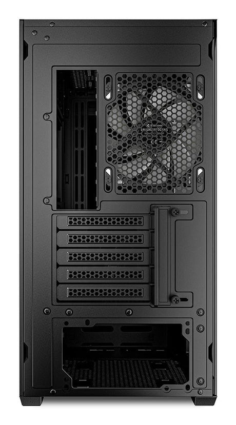 Sharkoon MK2 RGB Black Mesh Front Tempered Glass 4x 120mm ARGB PWM Fans USB-C BTF Micro-ATX Gaming PC Case Sharkoon