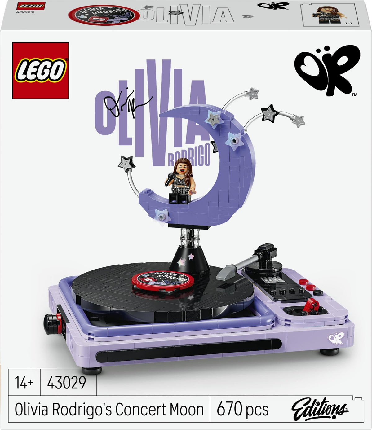 LEGO - Editions Music - Olivia Rodrigo's Concert Moon (43029) LEGO