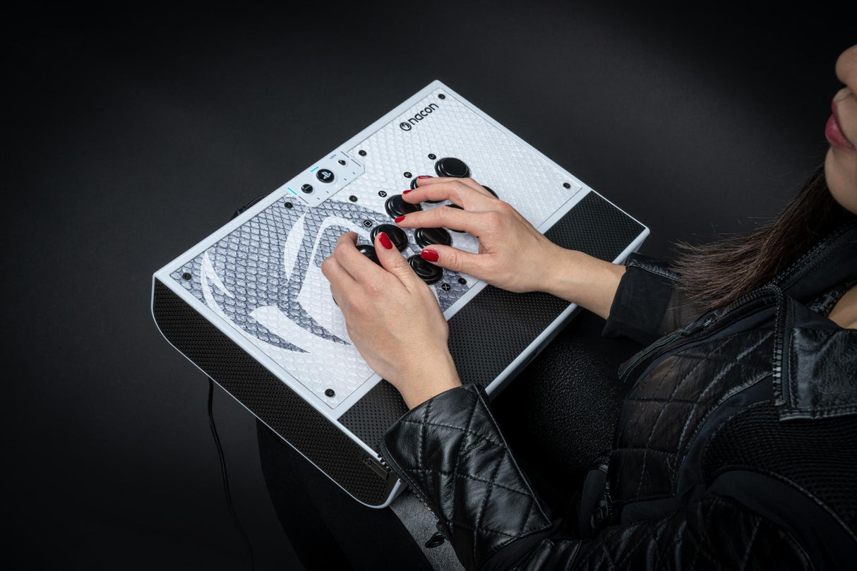 NACON DAIJA Arcade Stick Sort, Hvid USB speciel PC, PlayStation 4, PlayStation 5 NACON