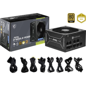 MSI MAG A750GLS PCIE5 – strømforsyning – Sort
