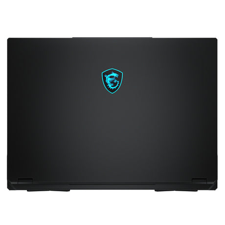 MSI Stealth 18 HX AI A2XWHG-015FR – lukket låg med MSI-logo