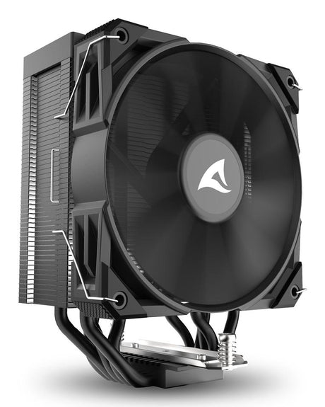 Sharkoon A50 Black 230W TDP 5-Heatpipe 120mm PWM FDB CPU Air Cooler Sharkoon