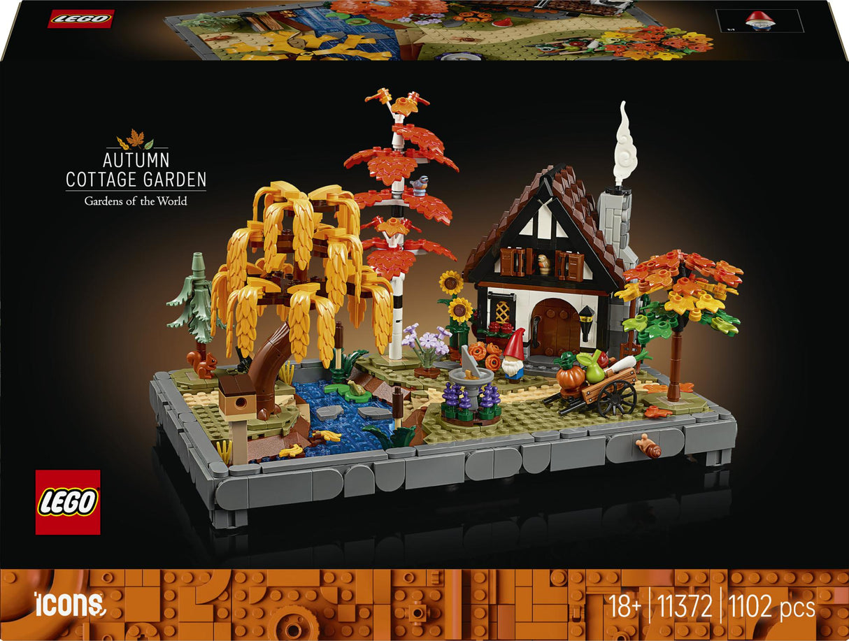 LEGO - Icons - Autumn Cottage Garden (11372). LEGO