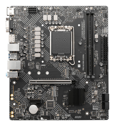 MSI PRO H610M-G DDR4 bundkort - LGA1700, micro-ATX - visning 2