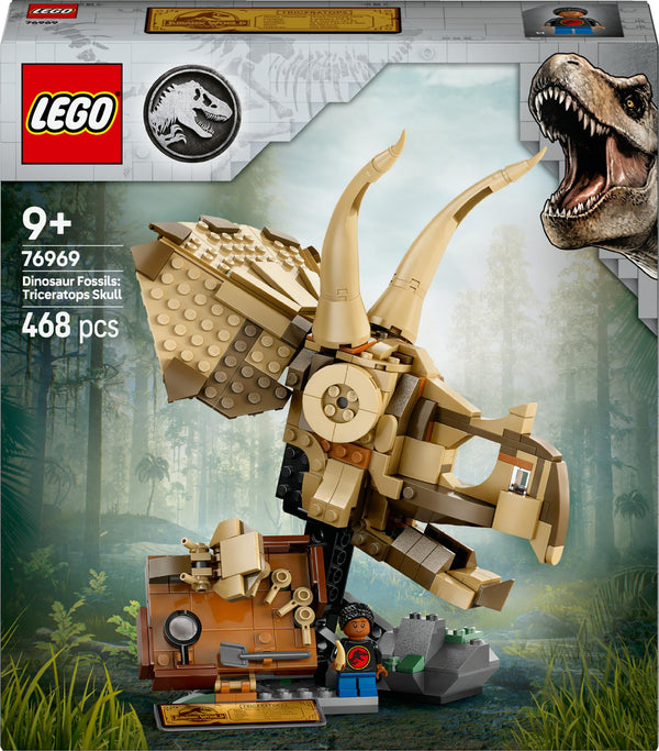 LEGO 76969 Jurassic World Dinosaur Fossils: Triceratops Skull