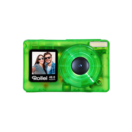 Rollei Compactline Pocket digitalkamera – transparent grøn – produktbillede