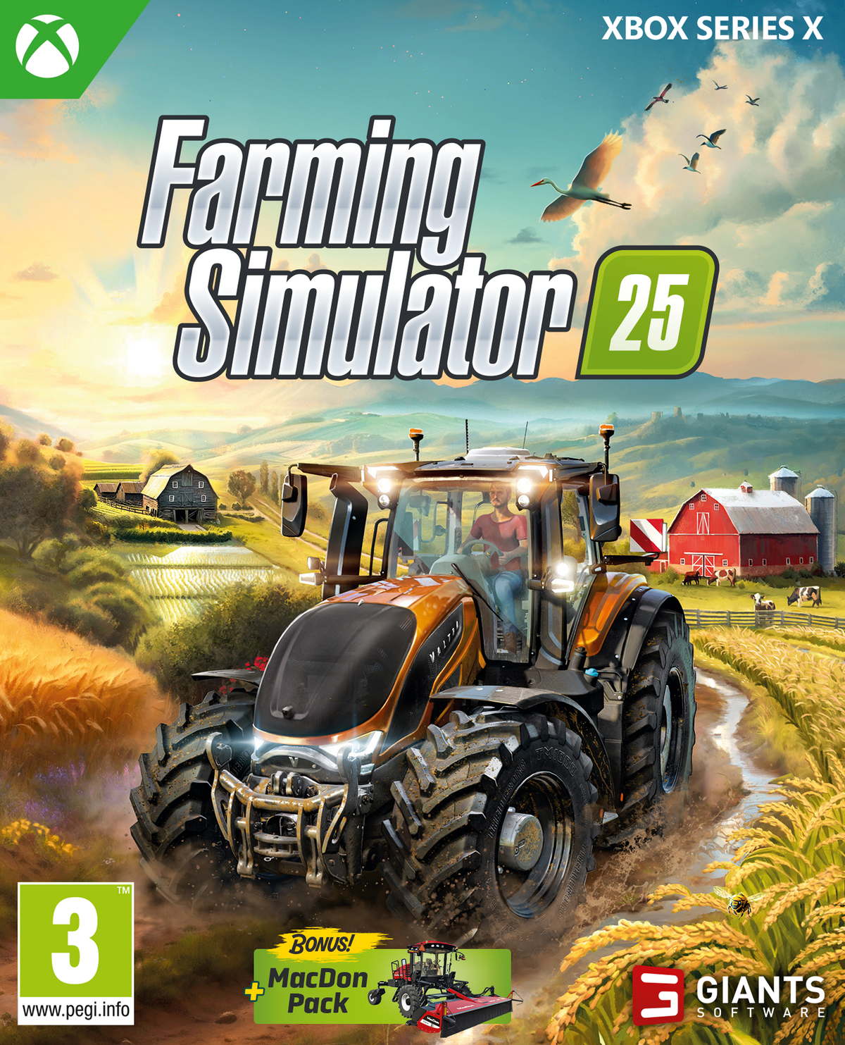 Farming Simulator 25 – Xbox Series X – spilomslag