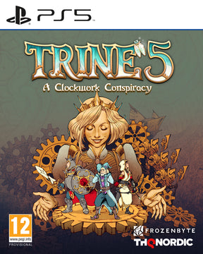 Trine 5: A Clockwork Conspiracy – PlayStation 5 – spilomslag