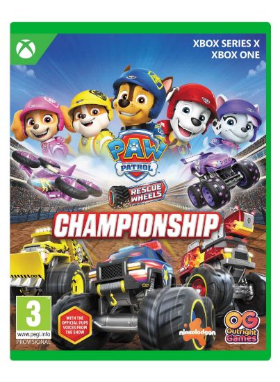 PAW Patrol Rescue Wheels: Championship – Xbox One / Xbox Series X – spilomslag