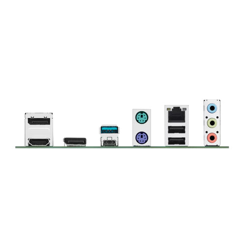 ASUS PRO B860M-C-CSM – bagpanel med USB, skærmudgange og netværksport