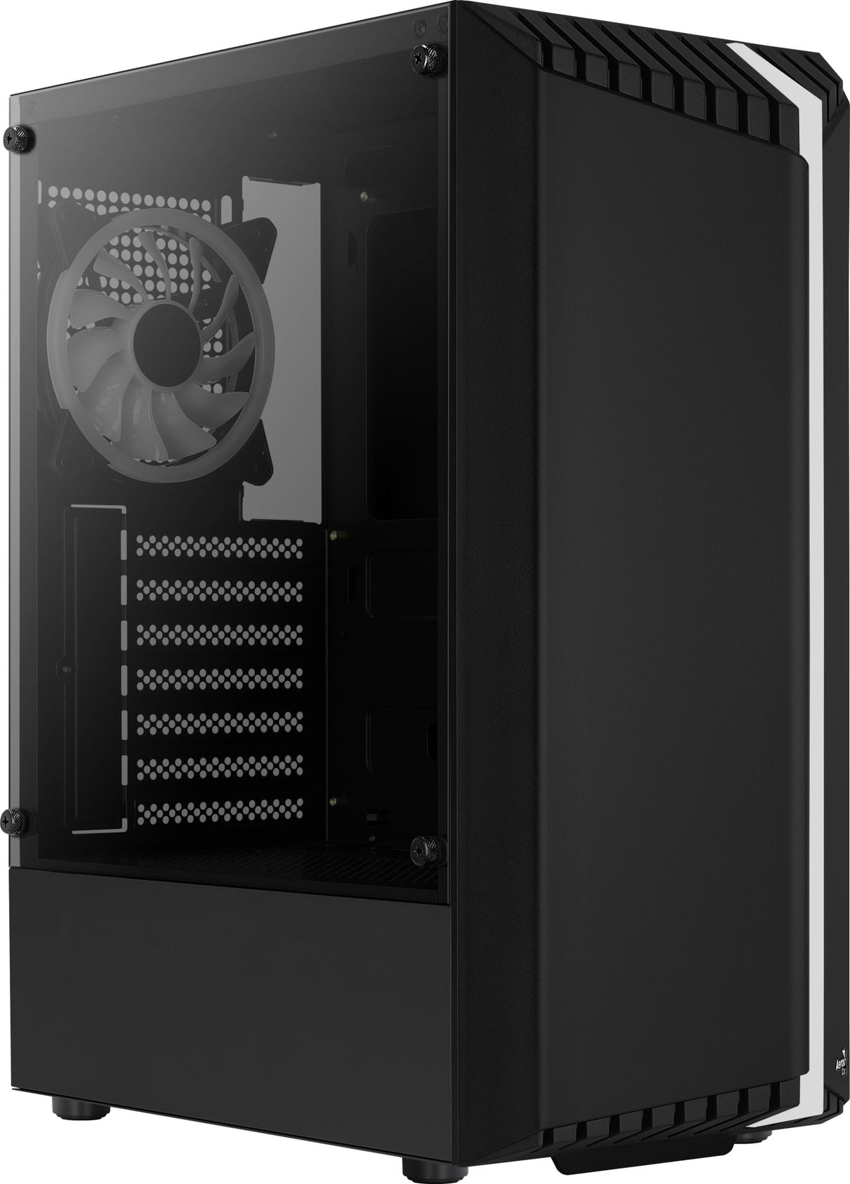 AeroCool PGS V Series Bionic Tårn ATX Ingen strømforsyning Sort AeroCool