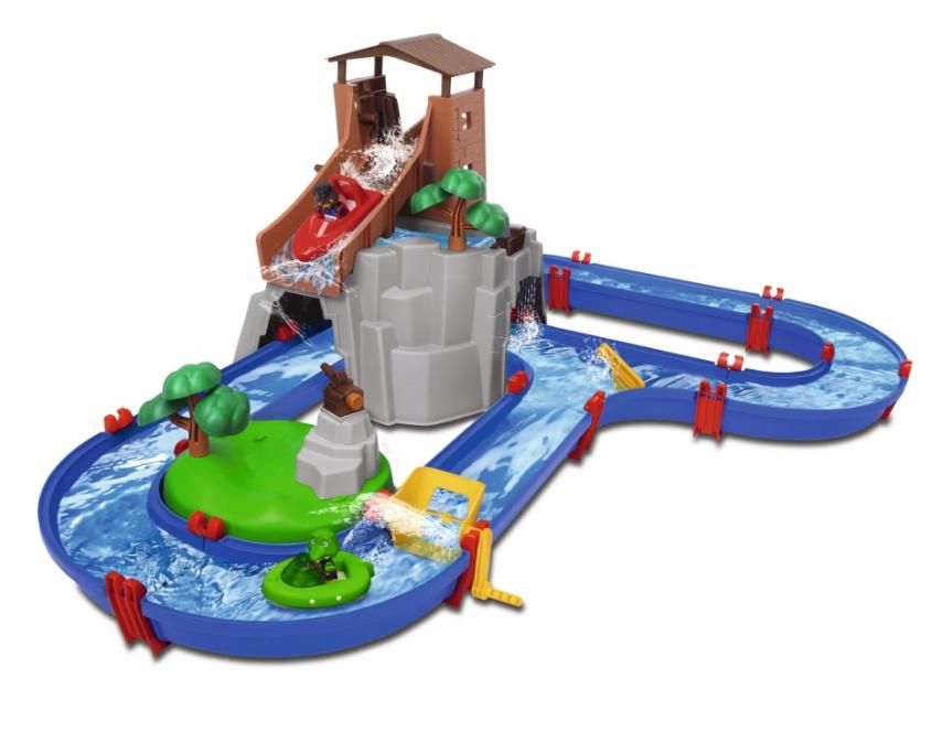 AquaPlay AdventureLand 1547 – vandbane med bjerg og rutsjebane – produktbillede 2