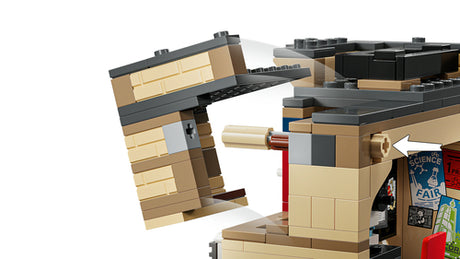 LEGO Marvel Spider-Man 76317 – Peter Parkers lejlighed – sammenstyrtningsfunktionen i bygningen