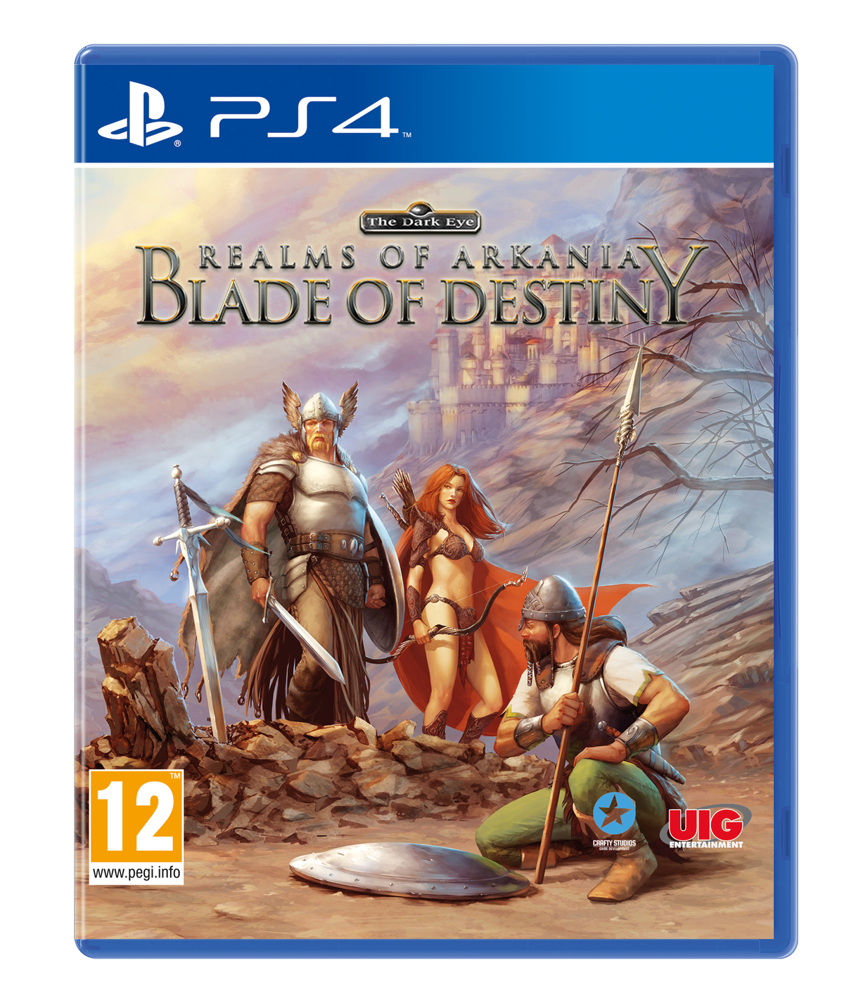 Realms of Arkania: Blade of Destiny – PlayStation 4 – spilomslag