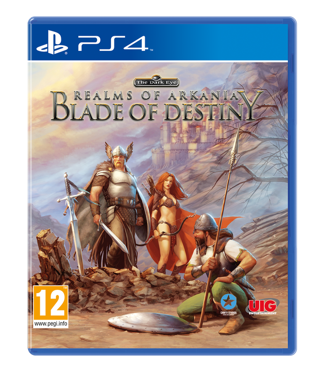 Realms of Arkania: Blade of Destiny – PlayStation 4 – spilomslag