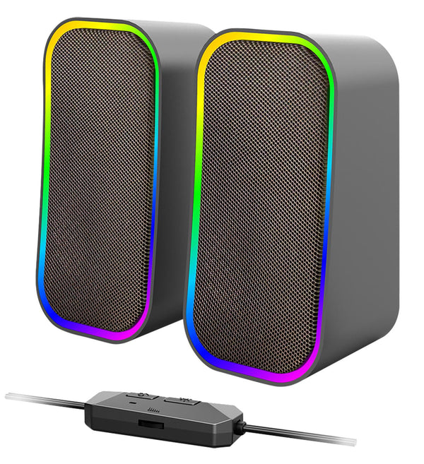 Speedlink - TOKEN RGB Gaming-Stereo-Lautsprecher, schwarz