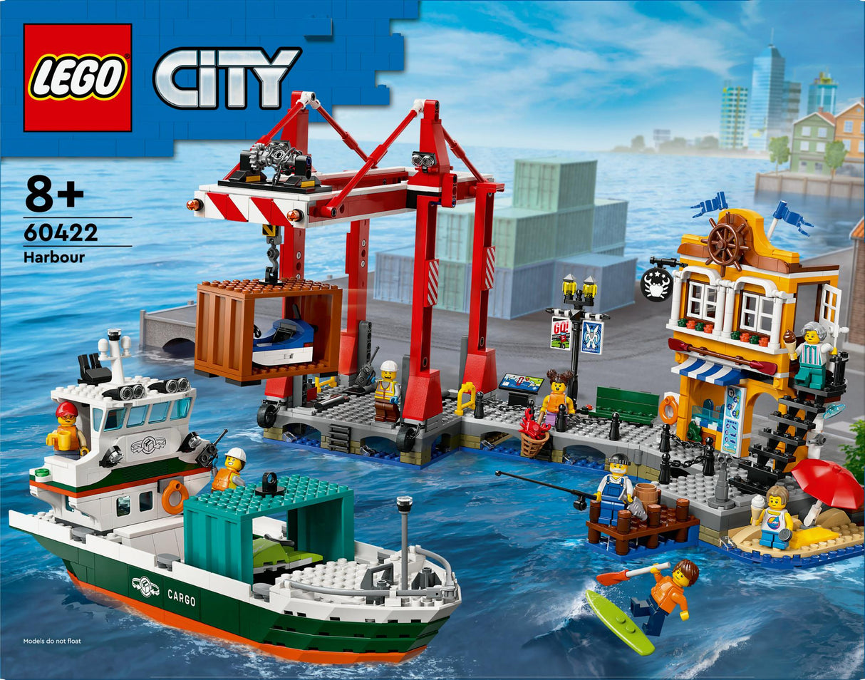 LEGO 60422 City Harbor with Cargo Ship LEGO