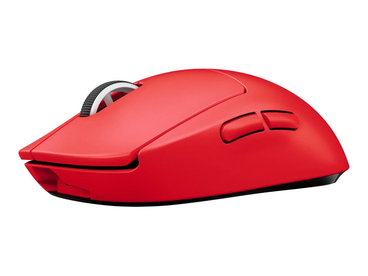 Logitech - PRO X SUPERLIGHT Kabellose Gaming-Maus - ROT