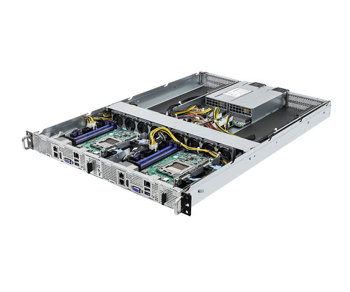 ASRock Rack 1U2N2G-AM5/2T barebone - produktbillede 1