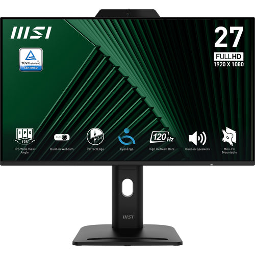 MSI PRO MP272PMG – 27″ skærm, 1920 × 1080, 120 Hz