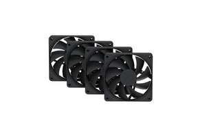 HYTE FA12 FAN - Pitch Black, 4-pack HYTE