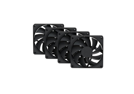 HYTE FA12 FAN - Pitch Black, 4-pack HYTE