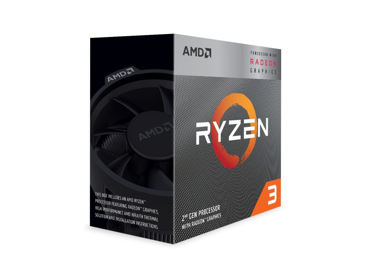 AMD CPU Ryzen 3 3200G 3.6GHz Quad-Core AM4 AMD